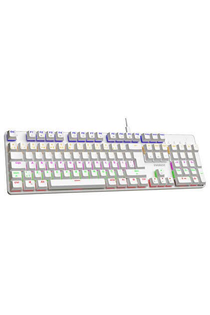 Everest KB MK1 Lumos Beyaz USB Rainbow