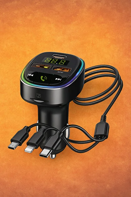 G15 Siyah Transmitter USB Type C TF Kart Destekli