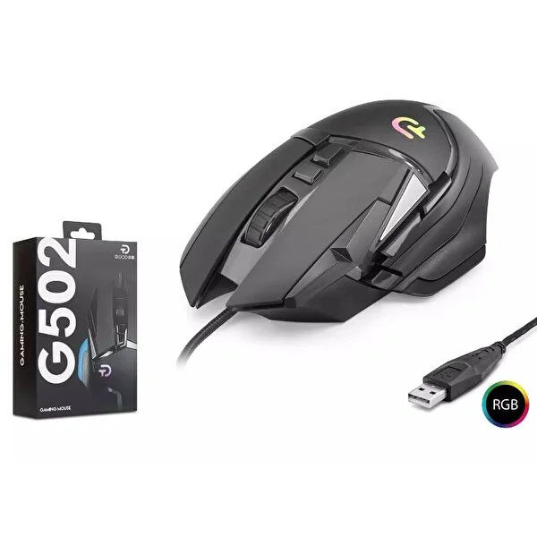 G502 Gaming Mouse Kablolu 7200 DPI 6 TUS RGB