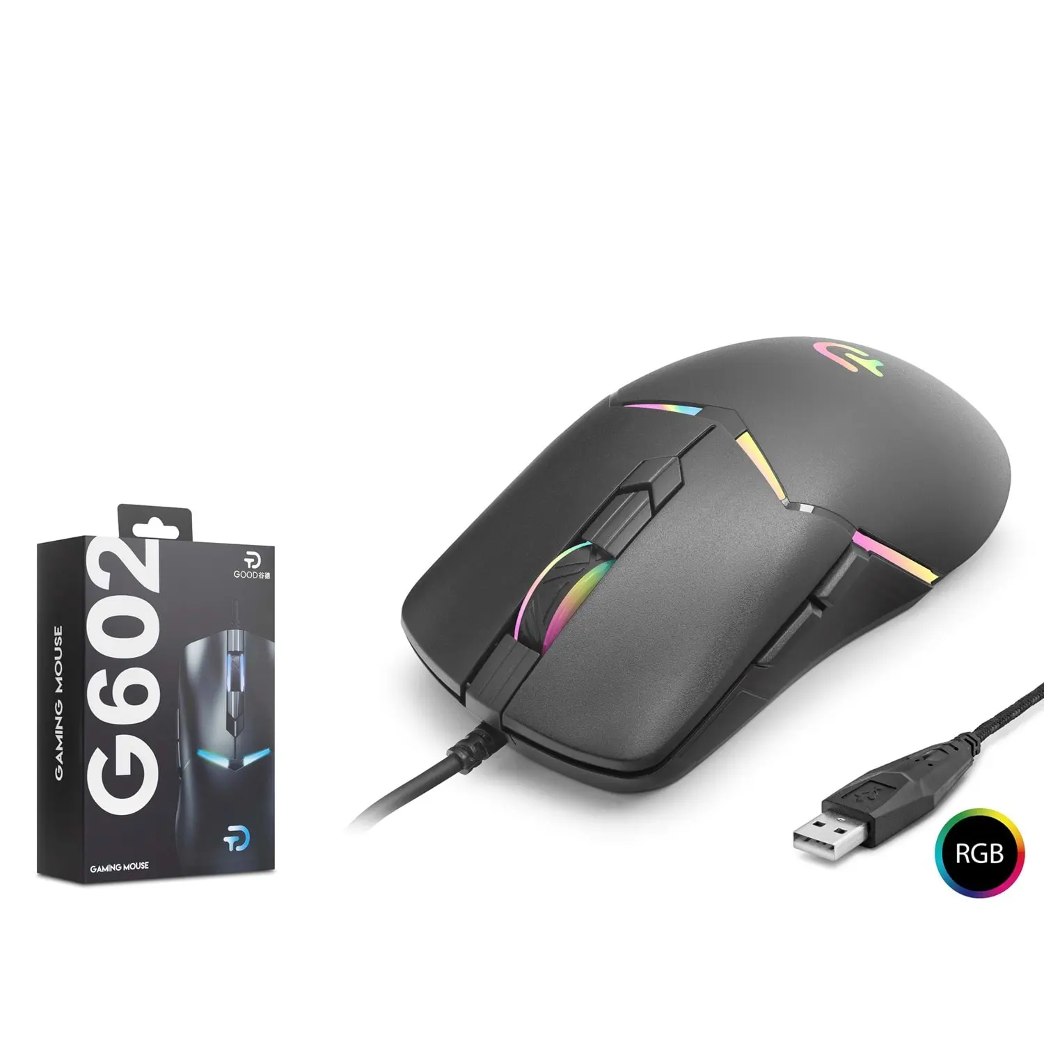 G602 Gaming Mouse Kablolu 7200 DPI 6 TUS RGB