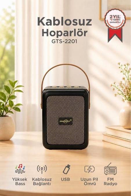 GTS 2201 Wireless Bluetooth Speaker Extra Bass