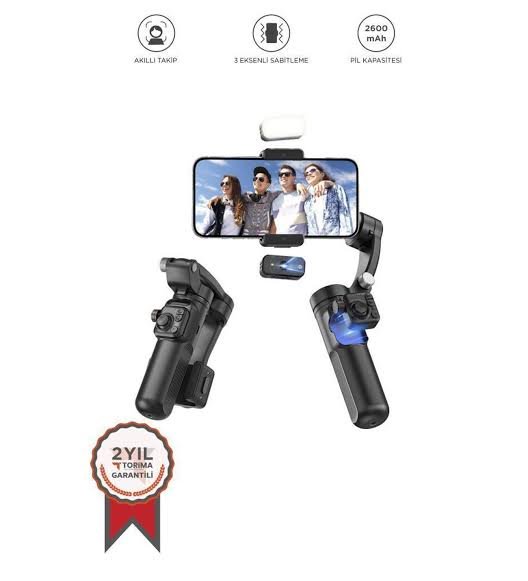 M02 Siyah 180 Gimbal Ozellikli Telefon Tutucu