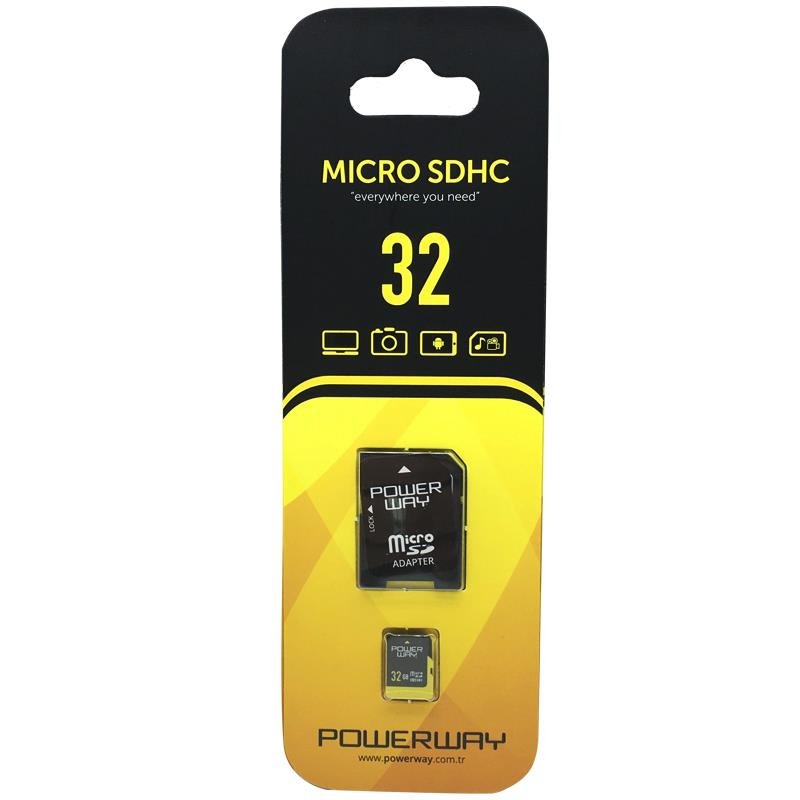 Powerway 32 GB Micro SD Hafiza Karti Class 10