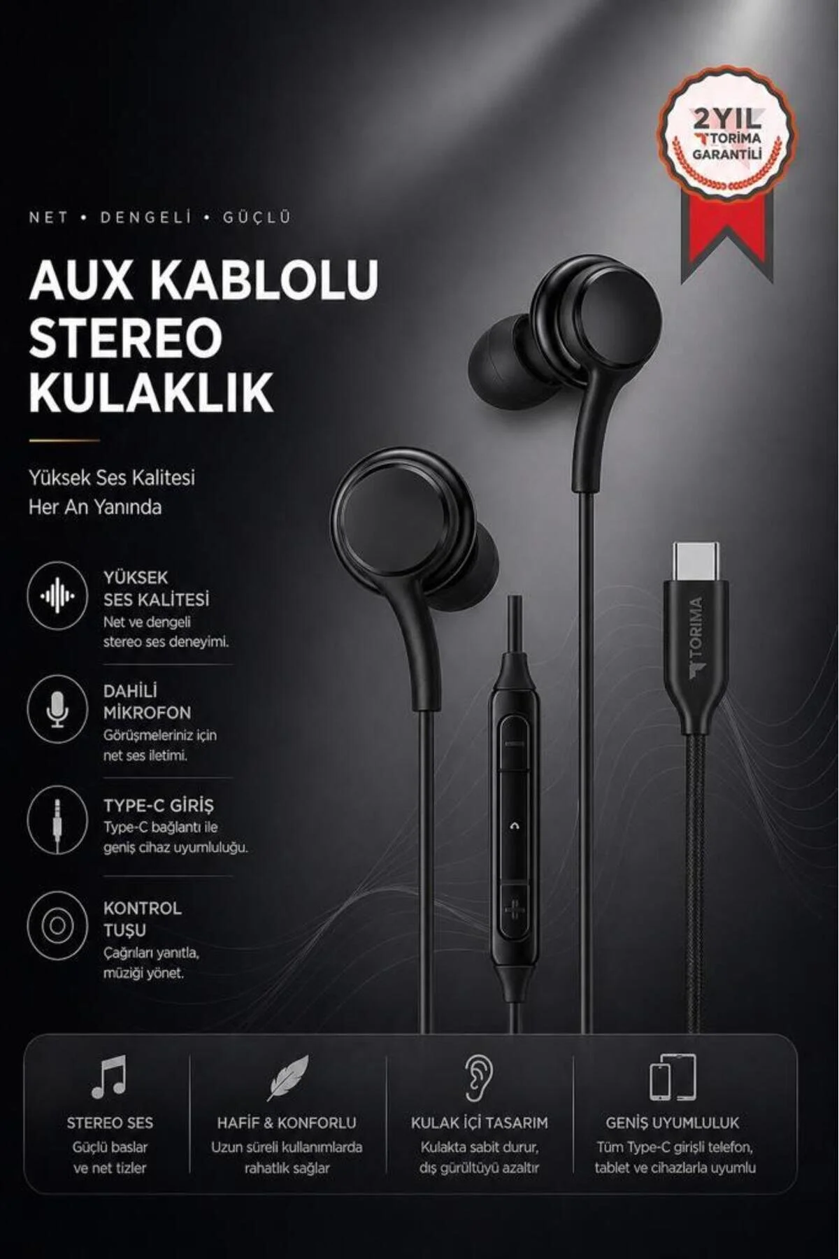 S11 Type C Girisli Kalolu Kulaklik