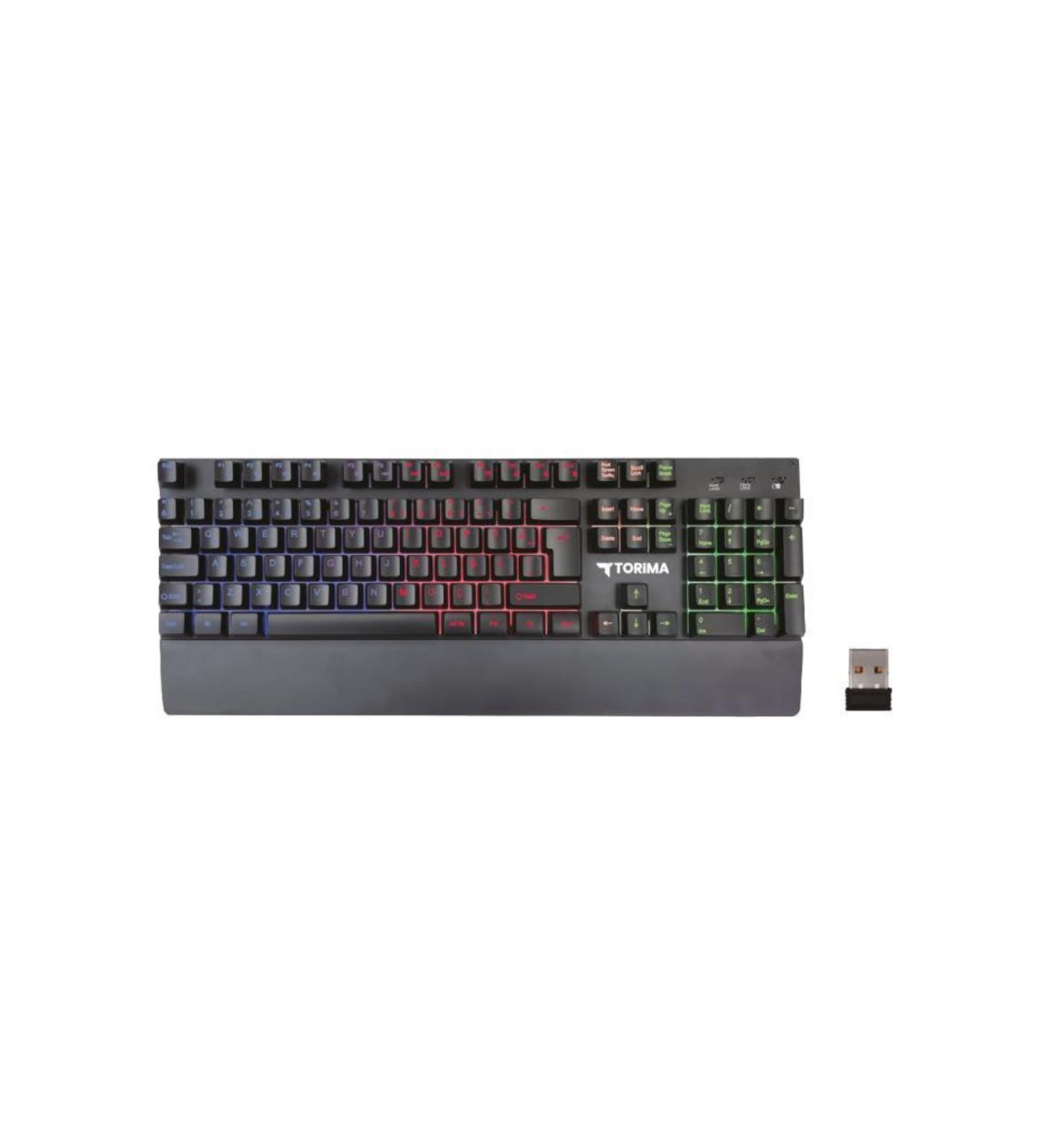 TK 10 Kablosuz Mekanik Hisli Sarj Edilebilir RGB