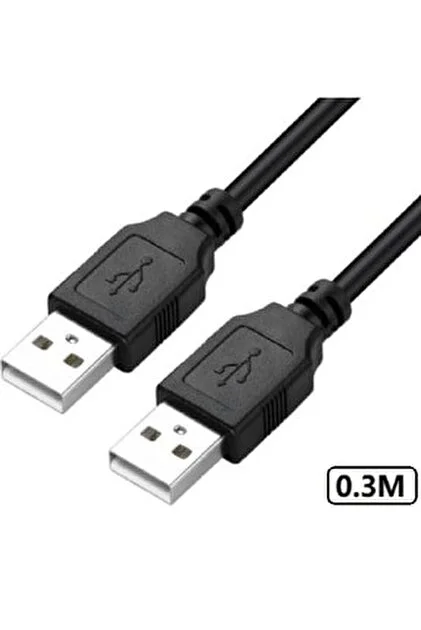 USB TO USB 20 Erkek Kaliteli USB Kablo 30 CM