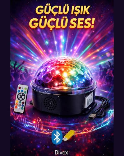 XY 918 Disko Topu Bluetooth Hoparlor
