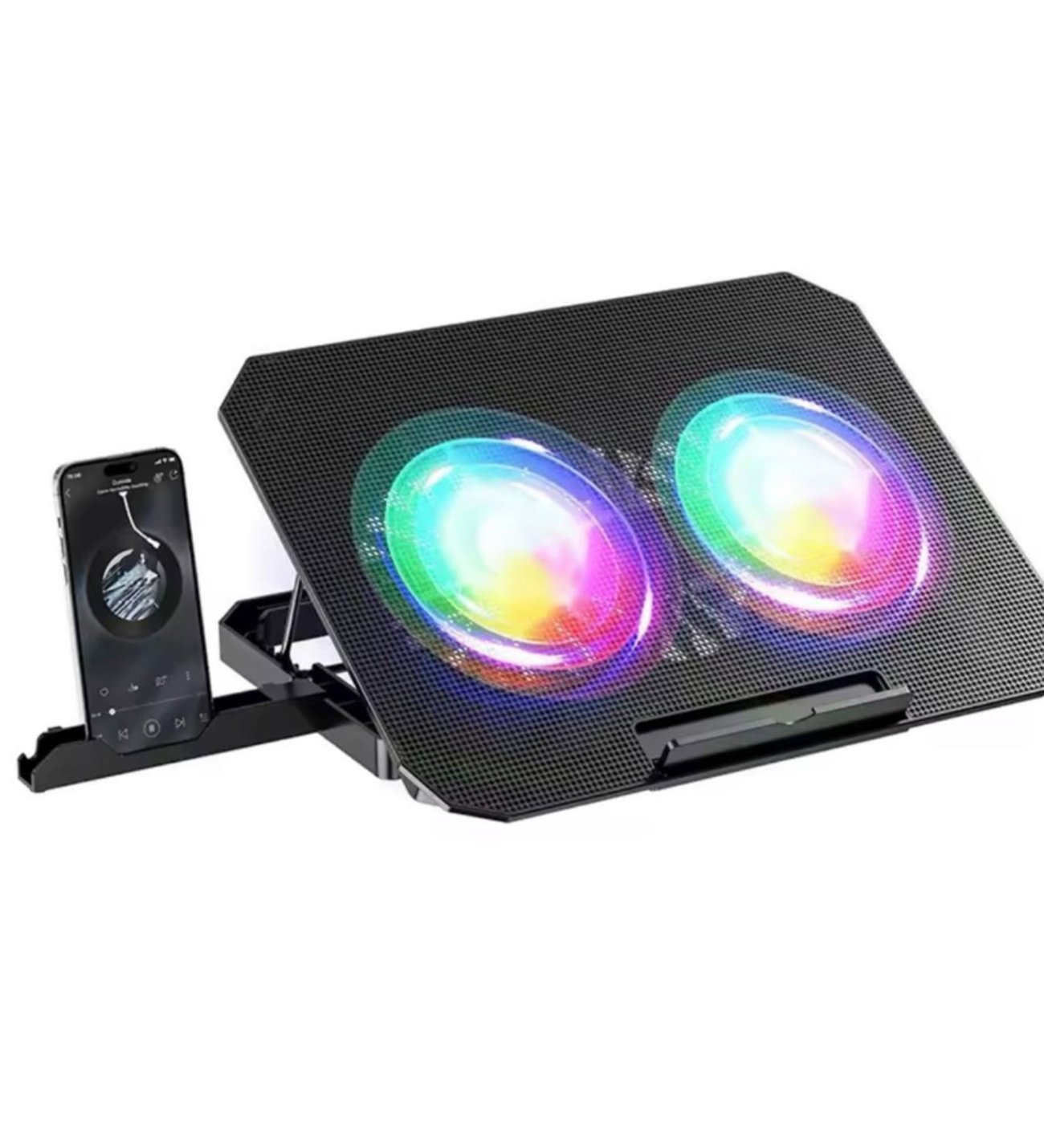 Zrn33 2 Fanli Standli RGB Laptop Sogutucu